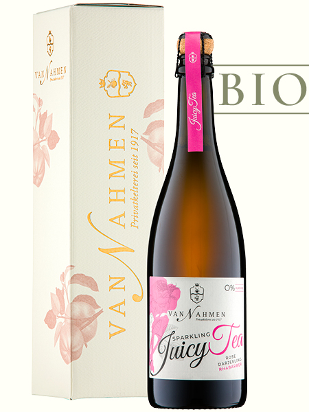 Geschenk Sparkling Juicy Tea Rose-Darjeeling-Rhabarber Bio