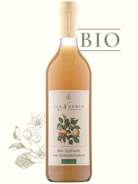 Bio Apfelsaft von Streuobstwiesen Bio Apfelsaft von Streuobstwiesen